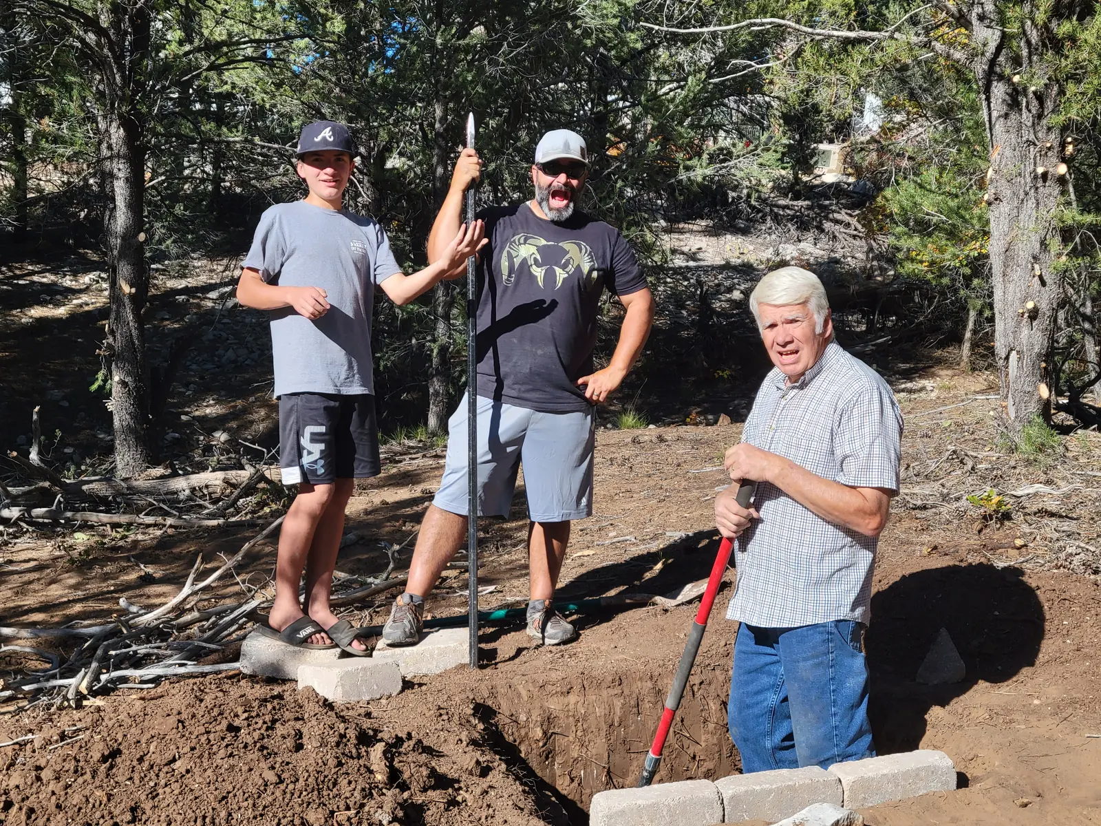 Tippetts family builders working together on a job site