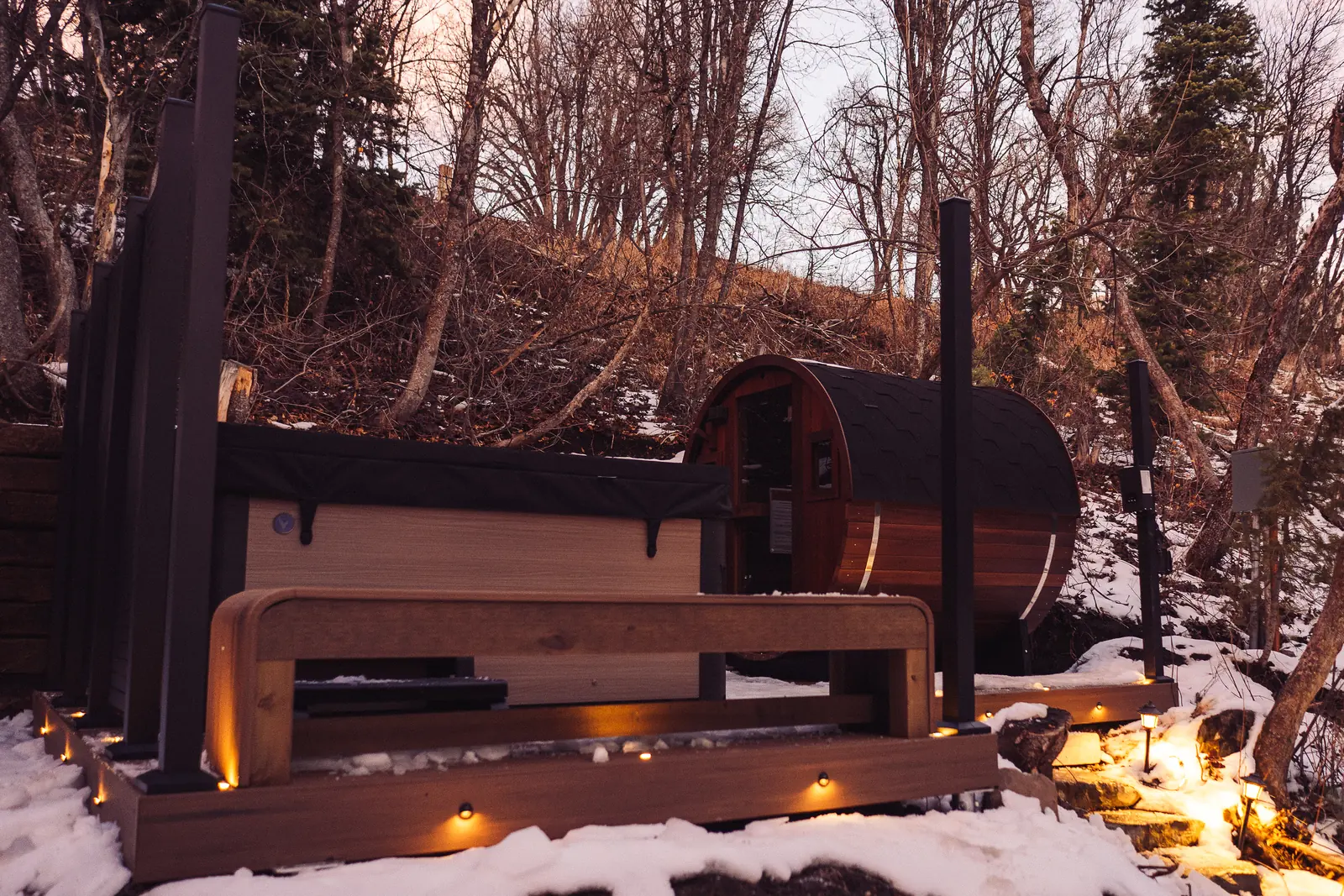 Cold plunge & sauna