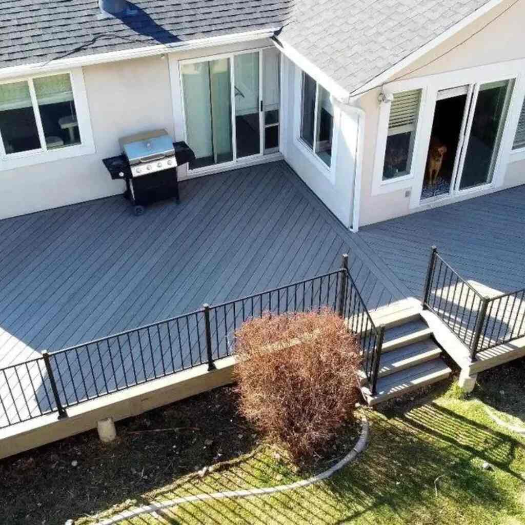 Home aesthetics are enhanced with fences and driveways by TC Decks.