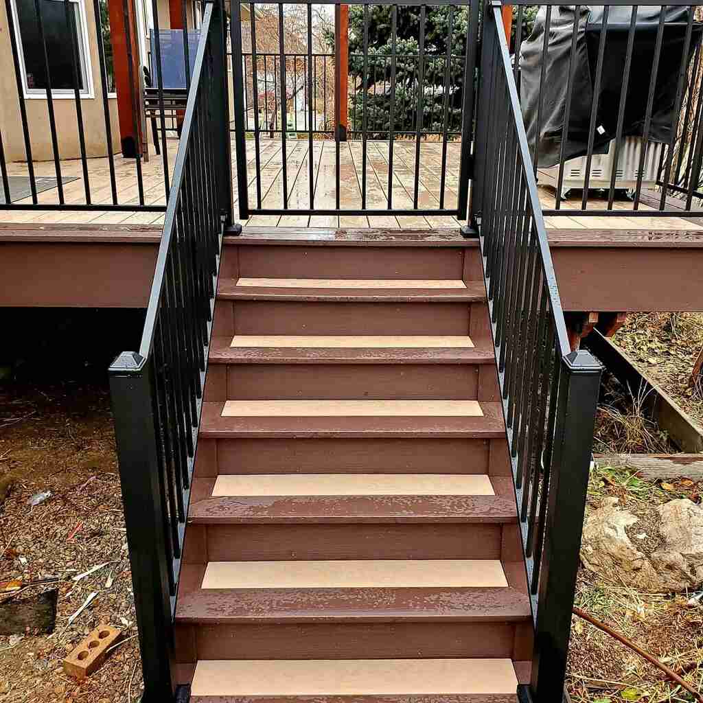 Levels are connected with style in staircases to staircases by TC Decks.