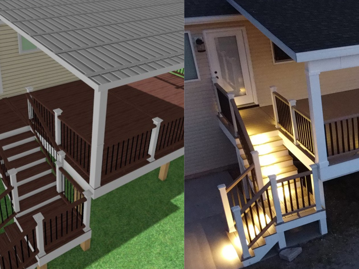 TC Decks installs custom decks, adding charm to any porch.