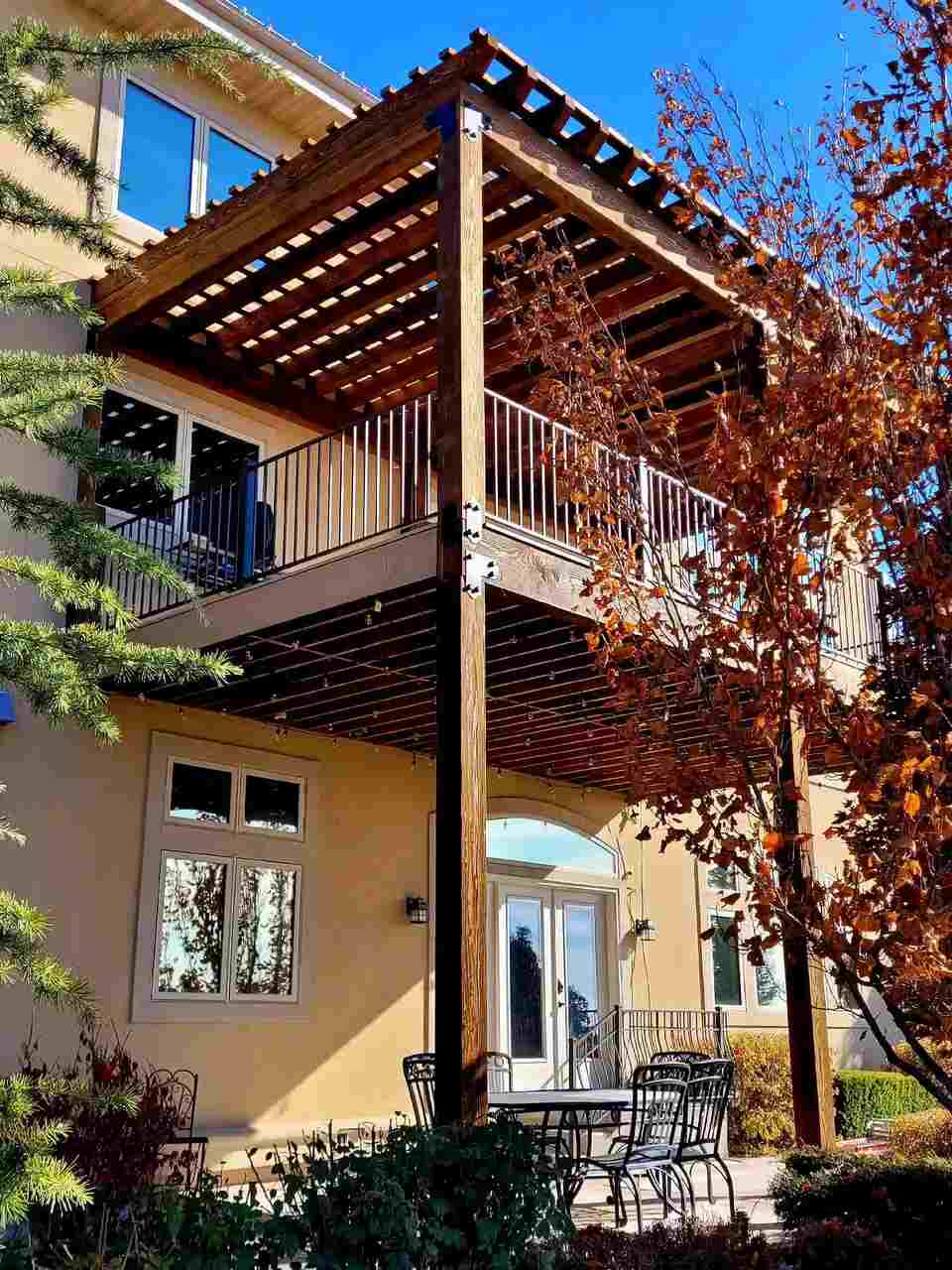 Large wooden buildings with balconies are signatures of TC Decks.