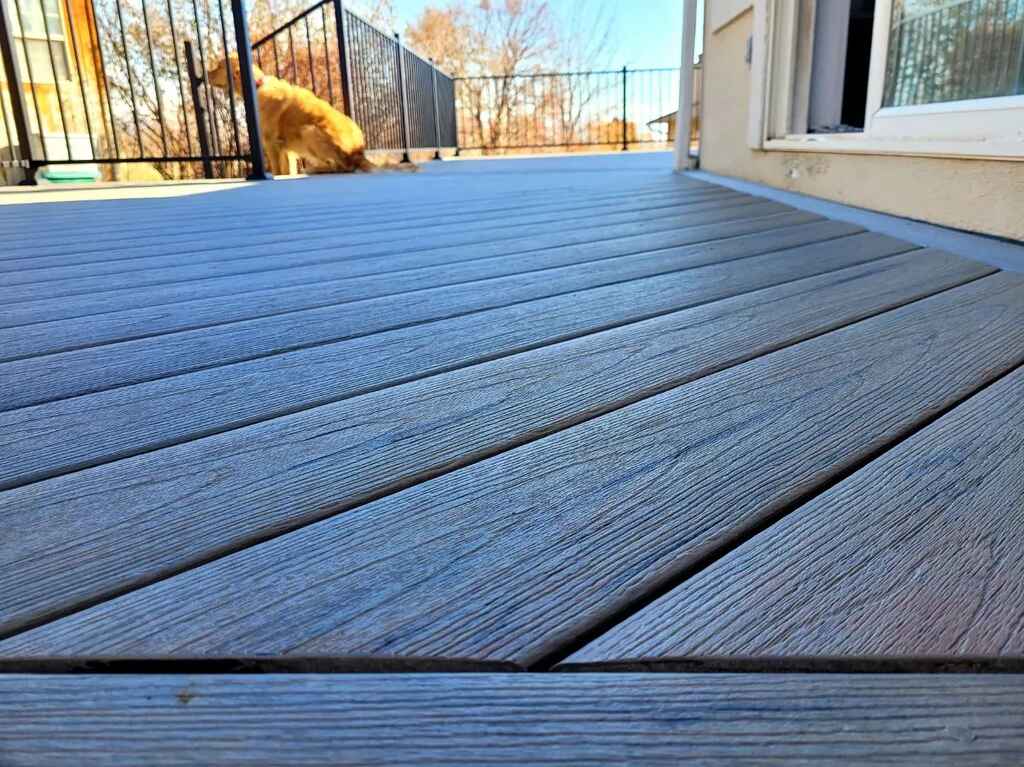 Detailed flooring on wooden decks by TC Decks showcases exceptional craftsmanship.