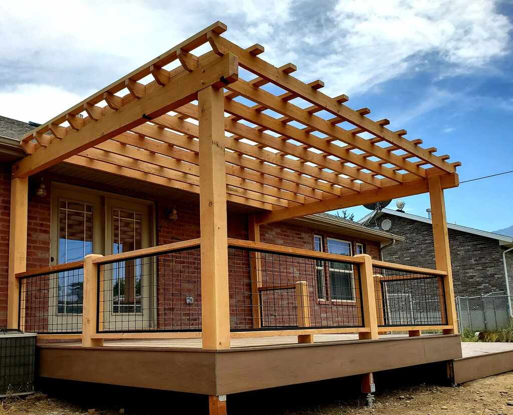 Rooftop gatherings are enhanced by wooden benches from TC Decks.