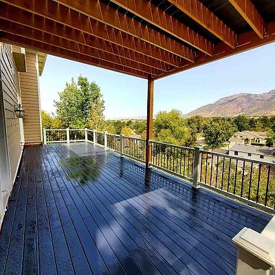 Luxurious pool and balcony designs are a hallmark of TC Decks.